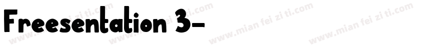 Freesentation 3字体转换
